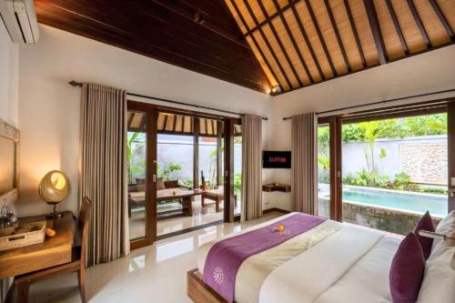 Rose White 1 BR Private Pool Villa — 4-Star Luxury Hotel in Tegalalang, Indonesia