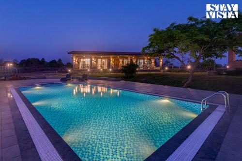 StayVistas Nyra Farms Hill view villa with Pool Indoor & Outdoor games & Lawn with Gazebo — 4-Star Luxury Hotel in Manor, India