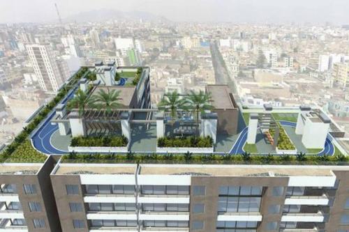 Apartment Near To Miraflores Beaches & Rebagliati Hospital Panoramic View Pool Gym Private Park In Lince — 4-Star Luxury Hotel in Lima, Peru