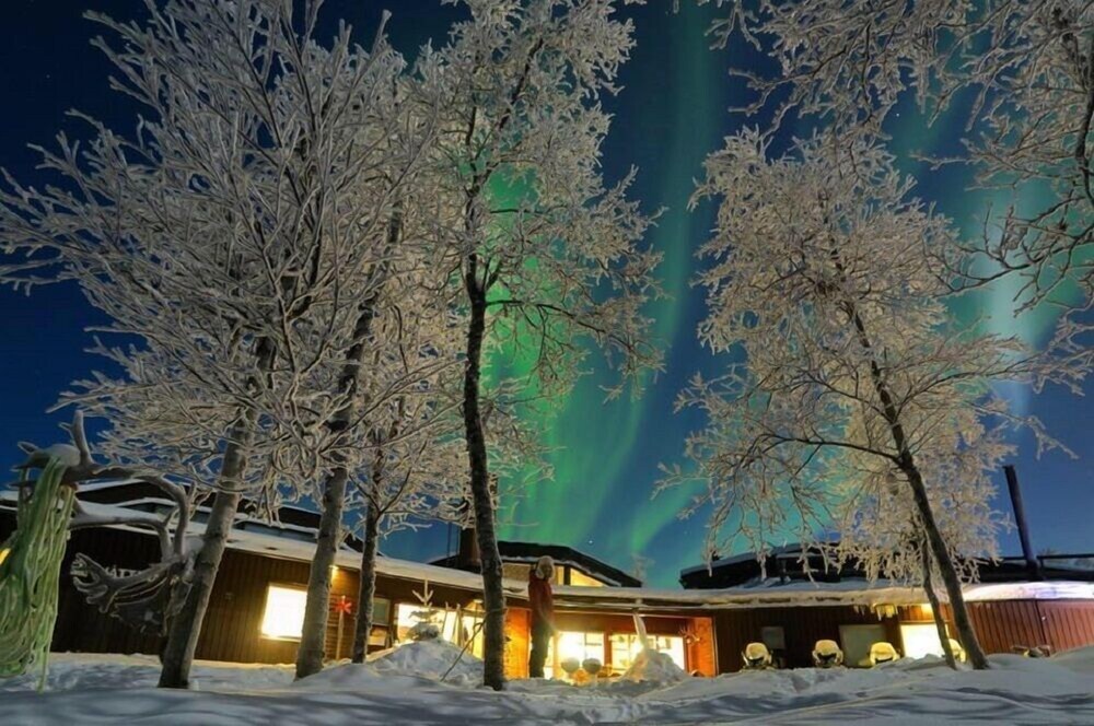 Máttaráhkká Northern Lights Lodge — 4-Star Luxury Hotel in Kiruna, Sweden