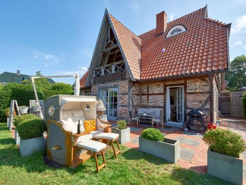 Fachwerkhäuser Seedorf Villa Johanna Maria mit Kamin Sauna Terrasse Wasserblick — 4-Star Luxury Hotel in Ostseebad Sellin, Germany