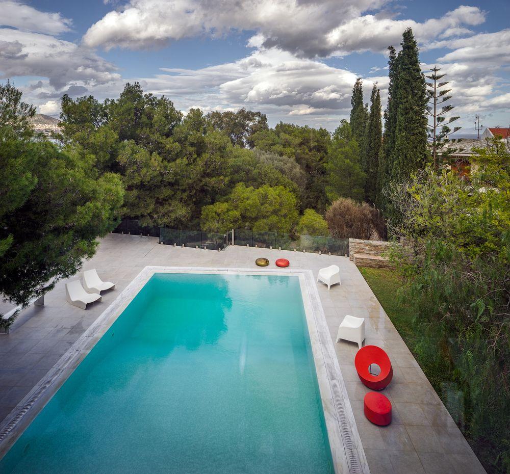 Minimal Blue Villa — Markopoulo — photo 5