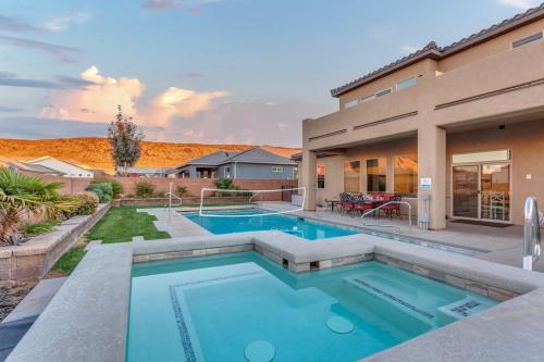 Sand Hollow 3370 Private Pool Hot Tub Ping Pong and near Sand Hollow Reservoir in Hurricane, United States
