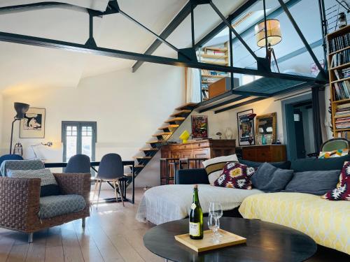 Loft Cosy de 120m2 En Plein Centre Ville a 2 Pas de la Comedie Grande Ou Petite Terrasse Selon Les Mois