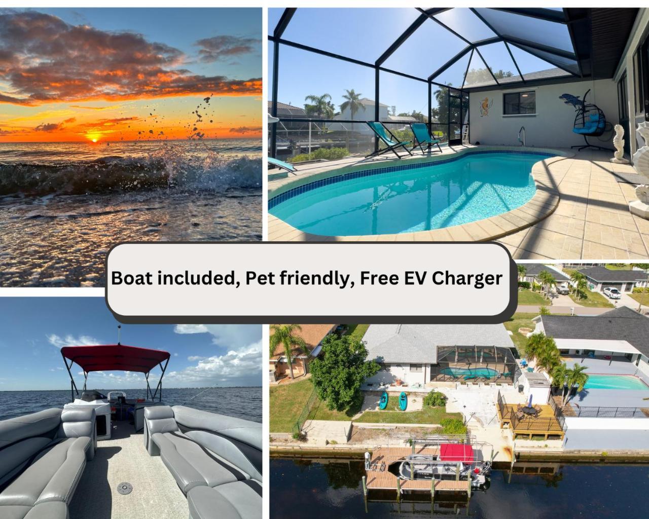 House With A Boat Boat Heated Pool Fishing — 4-Star Luxury Hotel in Cape Coral, United States