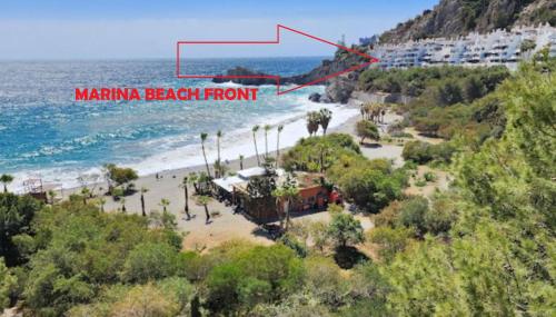 Marina Beach Front in Almunecar, Spain