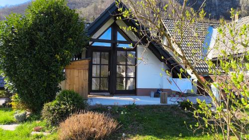 Fresh romance by the river in Unknown City, Slovenia