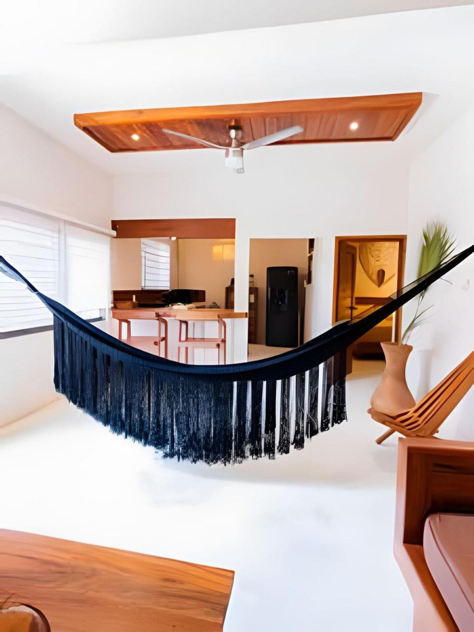 Casita de Diseño con tina de baño A A y TV in Bacalar, Mexico