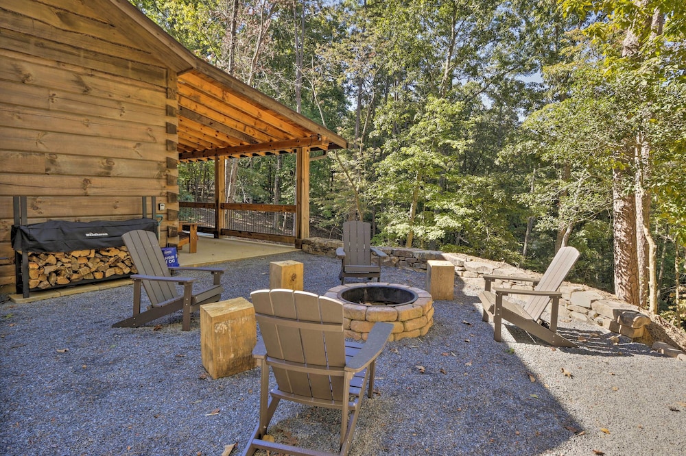 Coosawattee River Resort Cabin w Private Hot Tub - photo 26