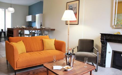 Marceau View on Cathedral And Place Des Epars in Chartres, France