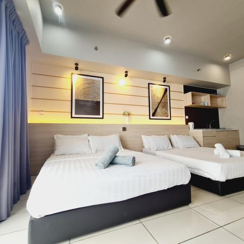 Aeropod 2 Queen Bed Near Airport & KK city Free Parking Netflix — 4-Star Luxury Hotel in Kota Kinabalu, Malaysia