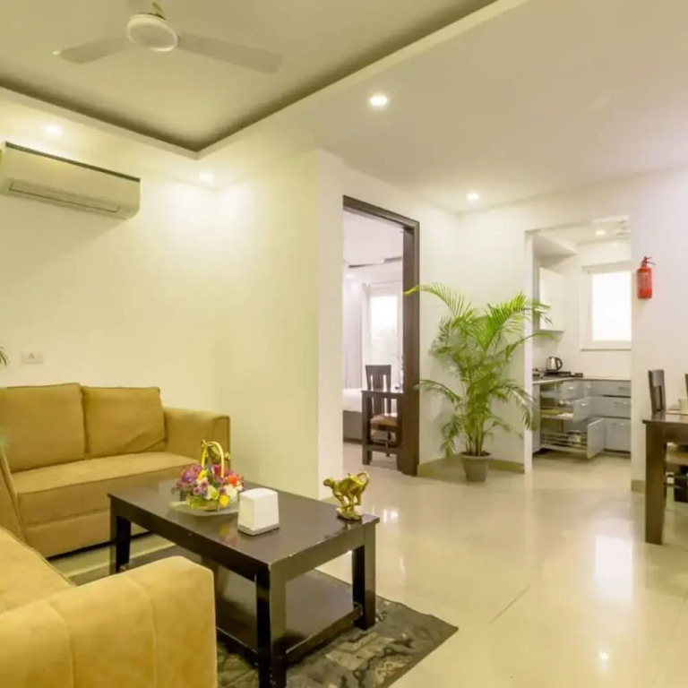 Parfait Street 2Bhk service apartment near Fortis