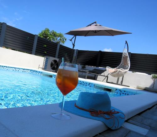 Duplex house Angela with private heated pool — 4-Star Luxury Hotel in Privlaka, Croatia