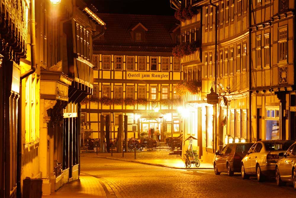 Front of property - evening/night