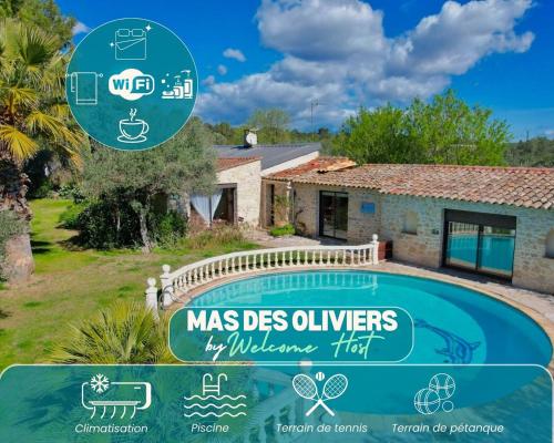Mas Des Oliviers Piscine Tennis & Petanque — hotel in Marguerittes