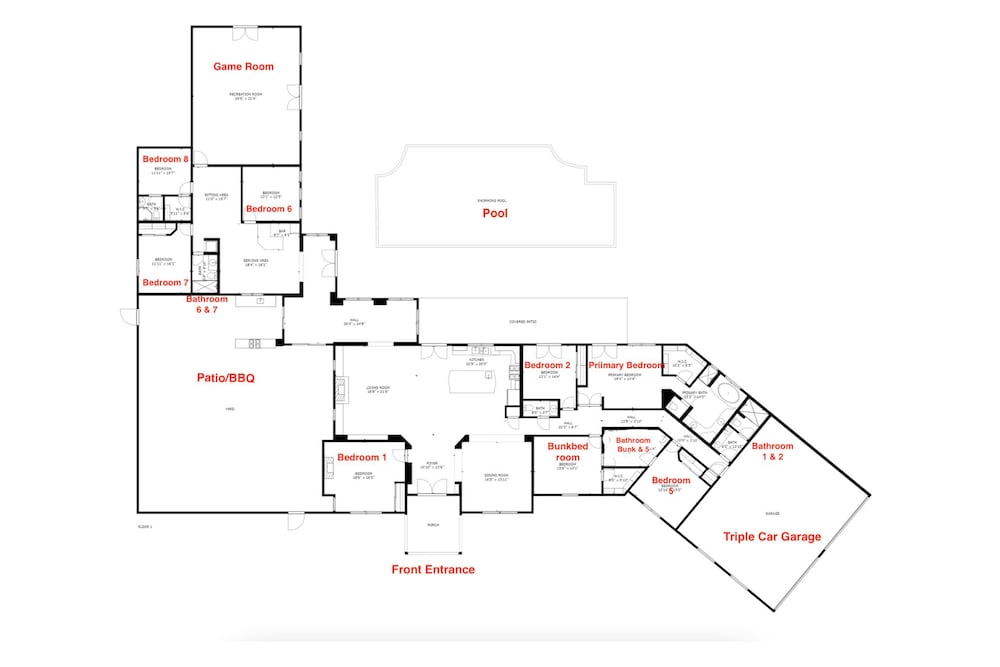 The Date Palm Estate by Avantstay Expansive Estate w Game Room Backyard Oasis w Pool & Spa - photo 57
