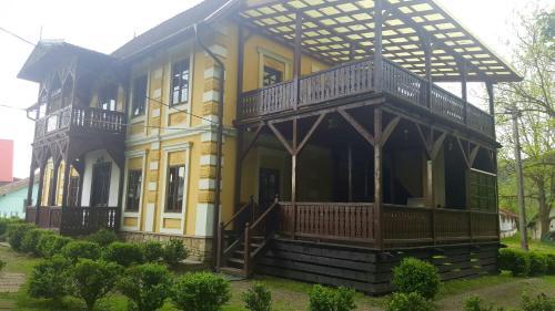 Dofteana Park in Slanic-Moldova, Romania