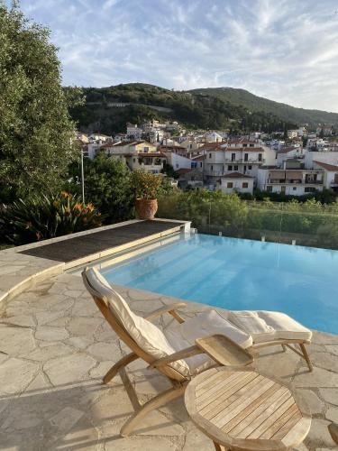 A panoramic Aegean Hideaway with pool in Ano Vathi Samos — Vathy — photo 2