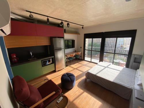 97 New studio next Paulista Av fast wifi and balcony — 4-Star Luxury Hotel in Sao Paulo, Brasil