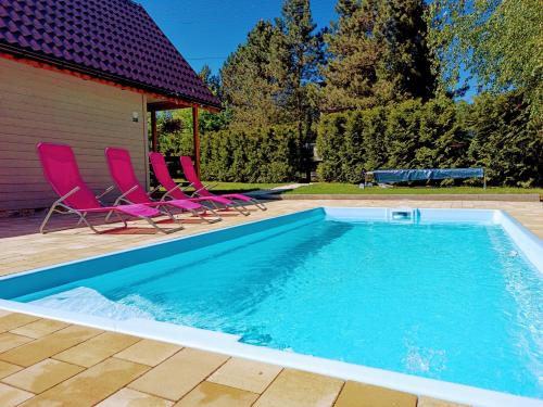 Domki nad jeziorem Widokówka Zarzecze in Zarzecze, Poland