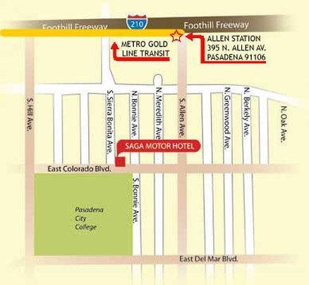 Saga Motor Hotel Pasadena in Pasadena, United States