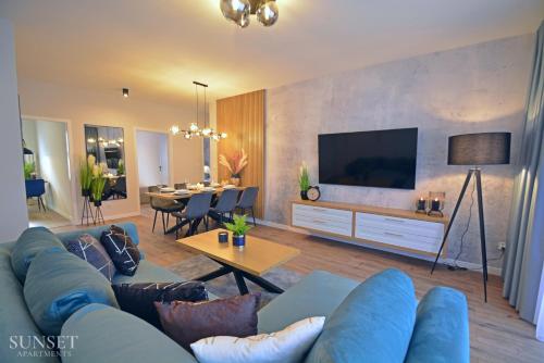 Sunset Apartments Rodzinny i przestronny apartament PREMIUM Garaż podziemny osiedle Platan — 4-Star Luxury Hotel in Swinoujscie, Poland