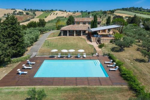 Villa Monica — 4-Star Luxury Hotel in San Costanzo, Italy