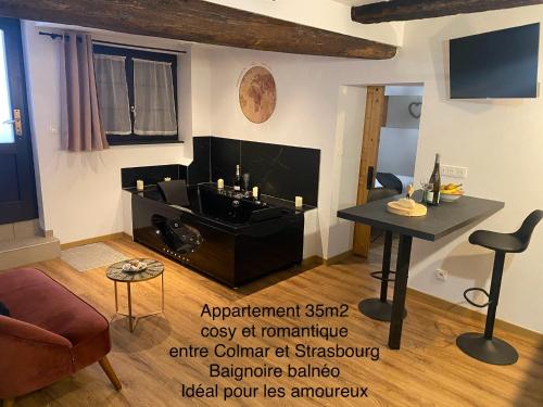 Au Refuge Des Amoureux Avec Baignoire Balneo 2 Personnes — Selestat