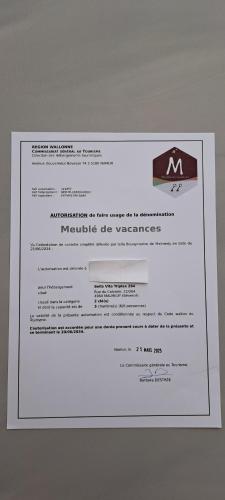 BELLA VITA Les Terrasses de Malmédy Triplex 264 in Malmedy, Belgium