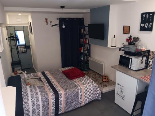 Studio Avec Salle D’eau Wc Et Coin Cuisine