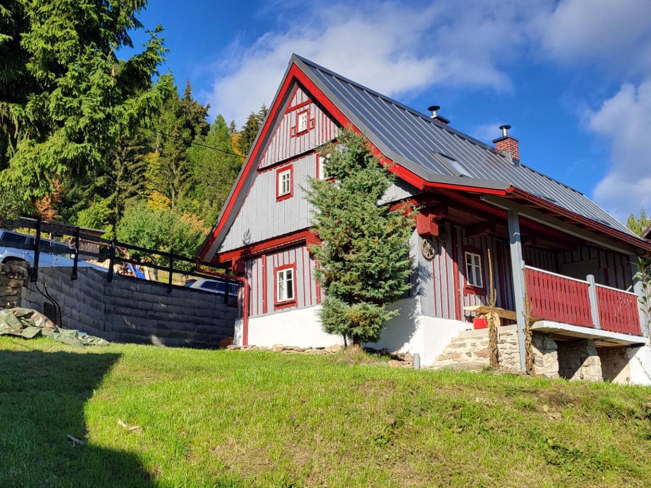 Roubenka Jizerka v horách Jizerských in Tanvald, Czech Republic