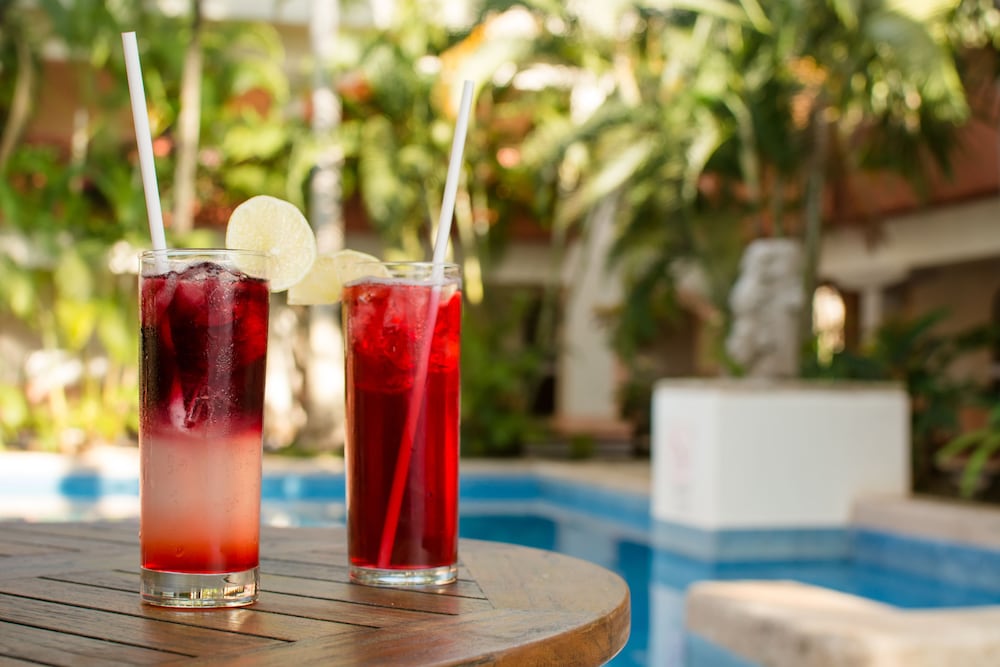 Poolside bar