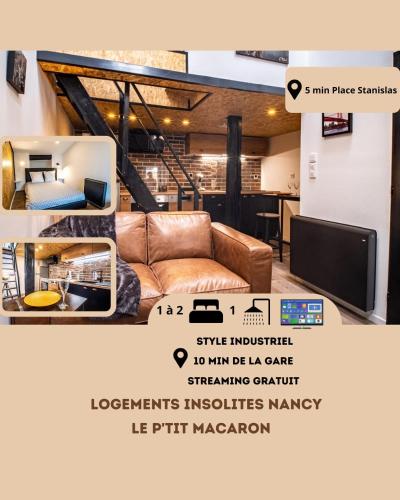 Le Petit Macaron Industriel Hyper Centre Logements Insolites in Nancy, France