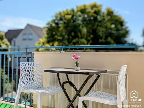 La Levee Balcon Ensoleille Parking Gratuit Rue in Orleans, France