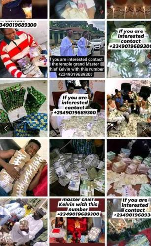 Island of riches money in Benin City, Nigeria