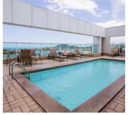 Praia do Canto Apart Hotel Vista para o Mar 102A in Vitoria, Brasil