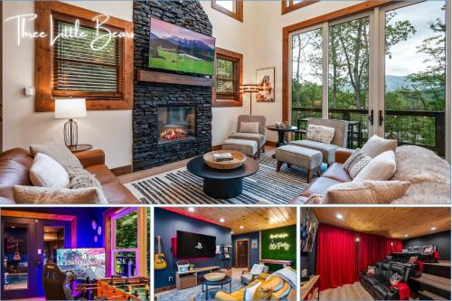 Heated Pool Luxury Cabin Game Room Theater — 4-Star Luxury Hotel in Sevierville, United States