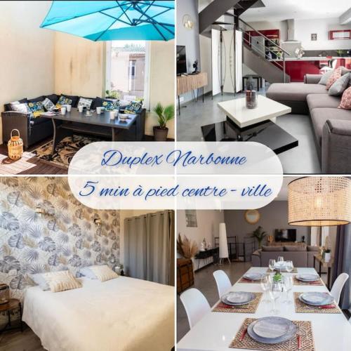 Duplex Moderne Centre Narbonne in Narbonne, France