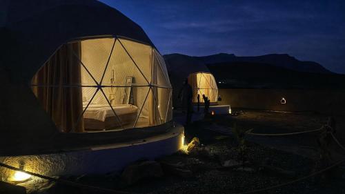 Jabal shams domes in Unknown City, Oman