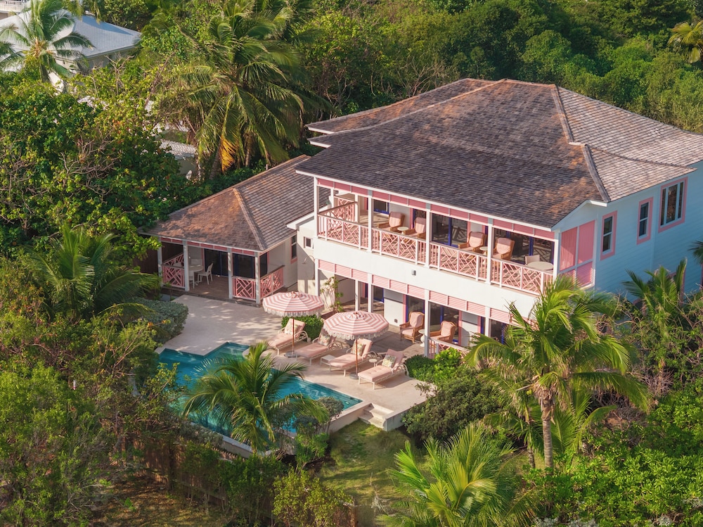 Private Pool Villa at Coral Sands Steps to Pink Sand Beach & Resort Amenities in Dunmore Town, Bahamas