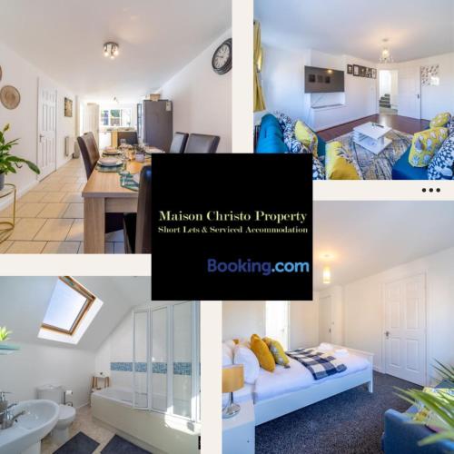 Reams Way 5Bedroom House Sleeps 13 in Kent with Wifi & Free Parking By Maison Christo Property Short Lets & Serviced Accommodation — 4-Star Luxury Hotel in Iwade, United Kingdom