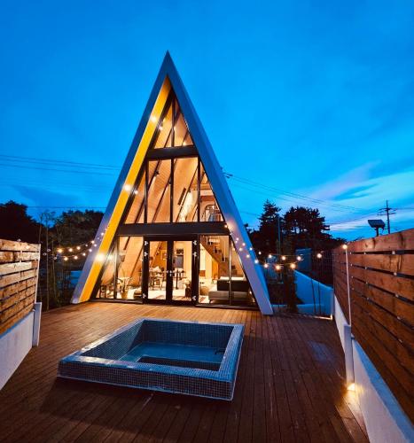 Dongbok Sanjang Jeju in Jeju City, South Korea