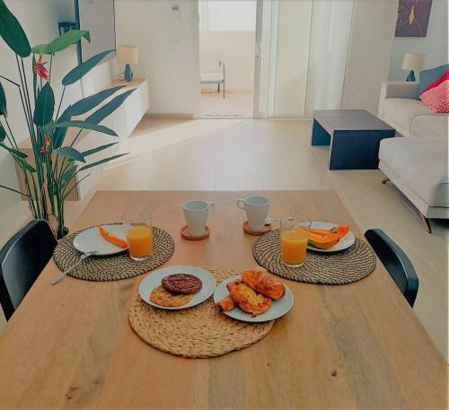 Sunset Bastián junto a la costa in Costa Teguise, Spain