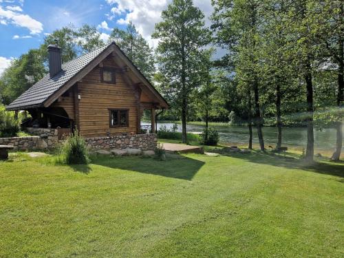 Pirtis su ežero pakrante Trakai in Trakai, Lithuania