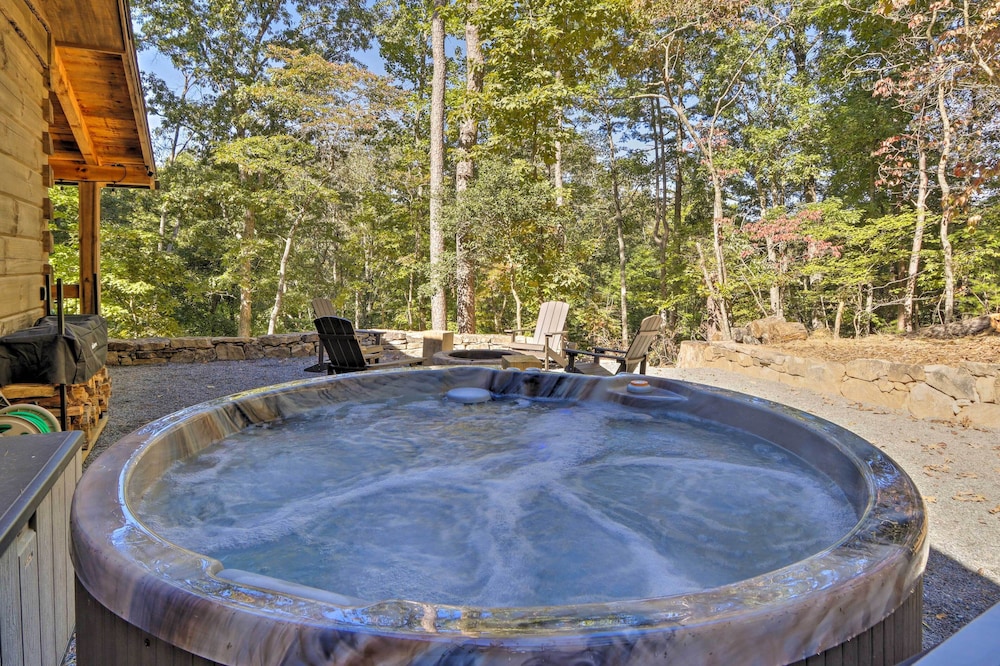 Coosawattee River Resort Cabin w Private Hot Tub - photo 21