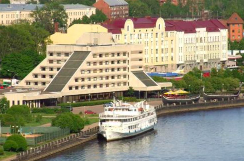 Teplokhod korolenko in Vyborg, Russia