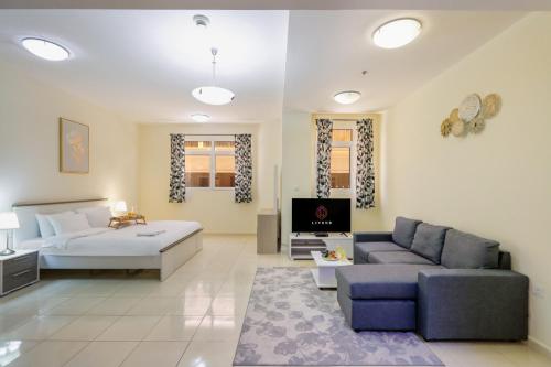 Livbnb Spacious JVC Studio Near Dining and Shops — 4-Star Luxury Hotel in Dubai, United Arab Emirates