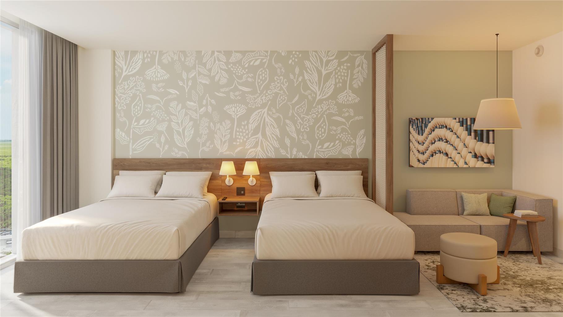 Rendering of Guestroom