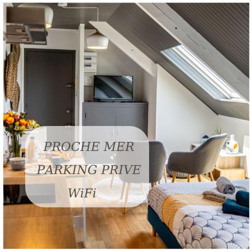 Agreable Cocon Sous Les Toits Parking Wifi in Pleneuf-Val-Andre, France