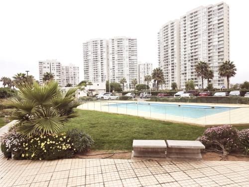 Departamento IV región Playa en Marina Costa frente Casino Enjoy in Coquimbo, Chile